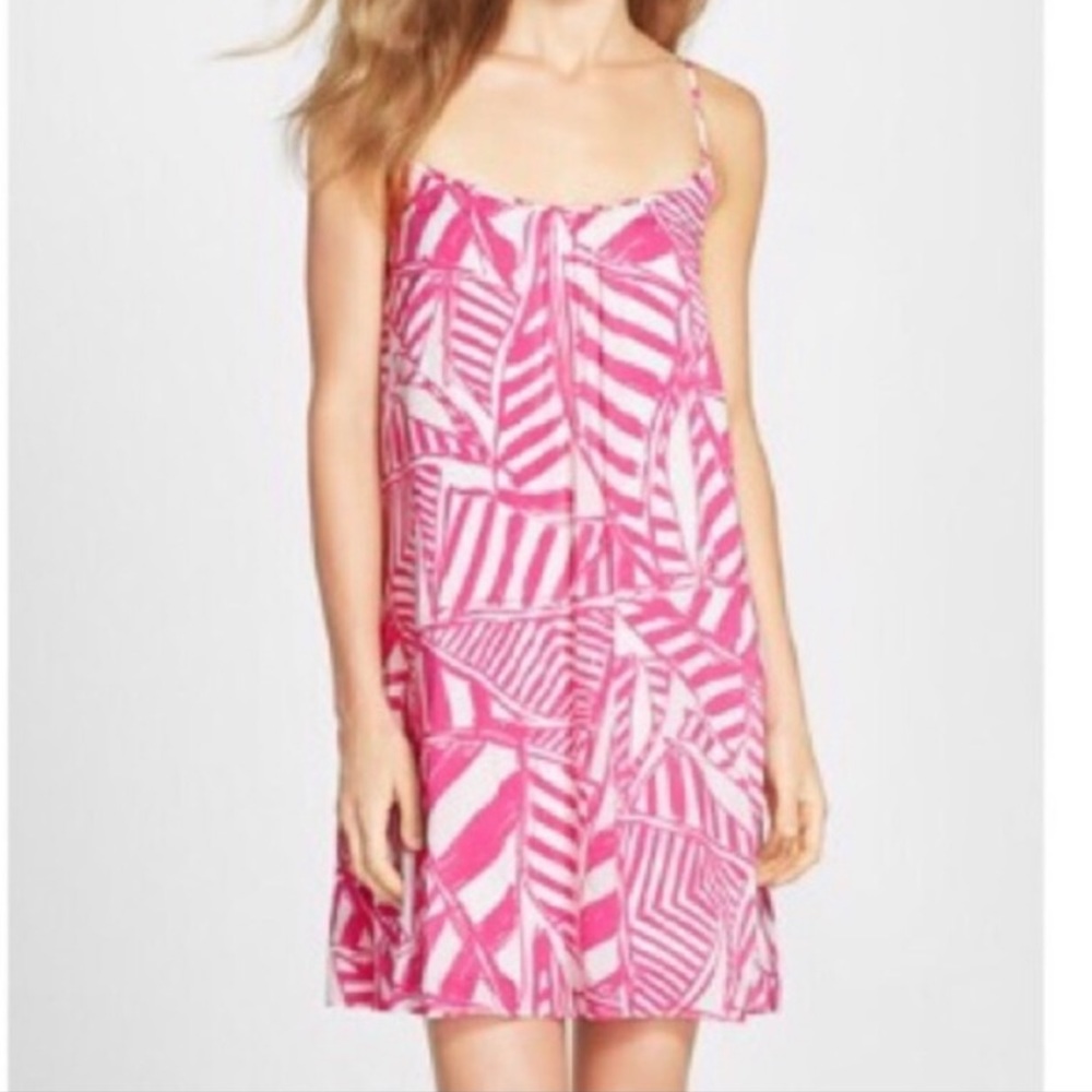 Lilly Pulitzer Daphne Pink Trapeze Dress